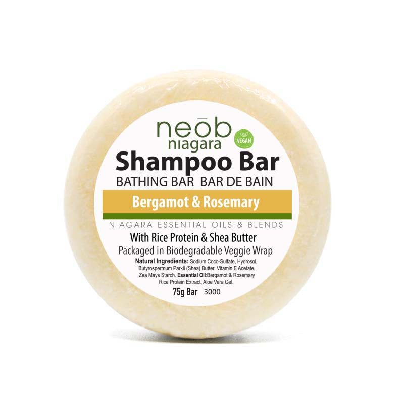 Shampoo Bar Bergamot Rosemary 75g