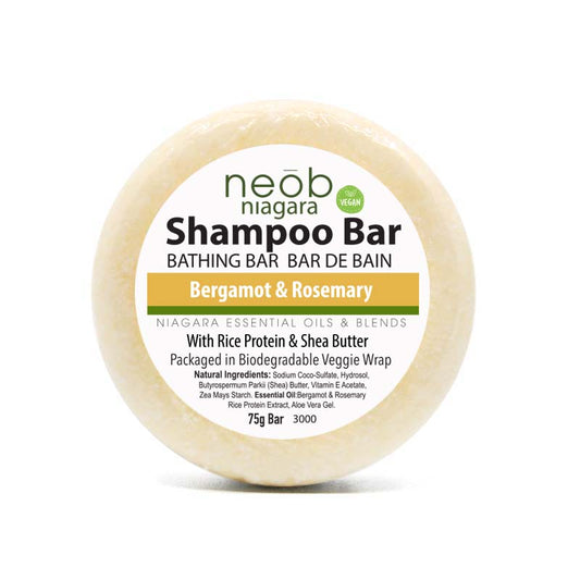 Shampoo Bar Bergamot Rosemary 75g