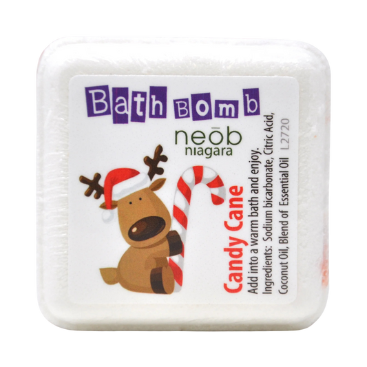 Candy Cane Bath Bomb