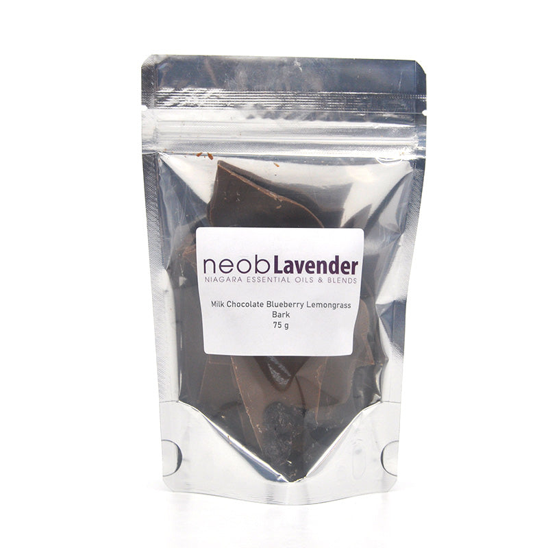Milk Chocolate Lemongrass Blueberry Bark 75g