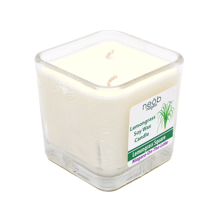 Square Lemongrass Candle