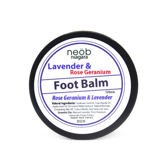 Lavender and Rose Geranium Foot Balm