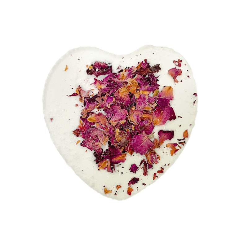 Bath Bomb Lavender Heart