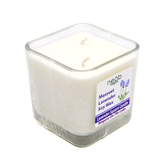 Square Massuet Lavender Candle