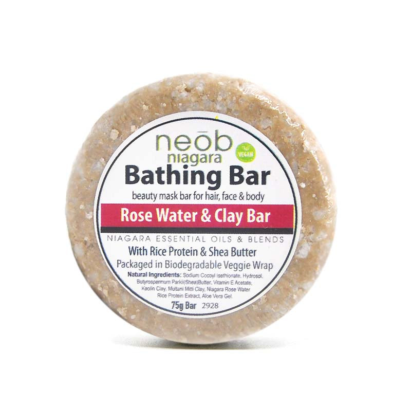 Rose Water and Rhossoul Clay Shampoo Bar