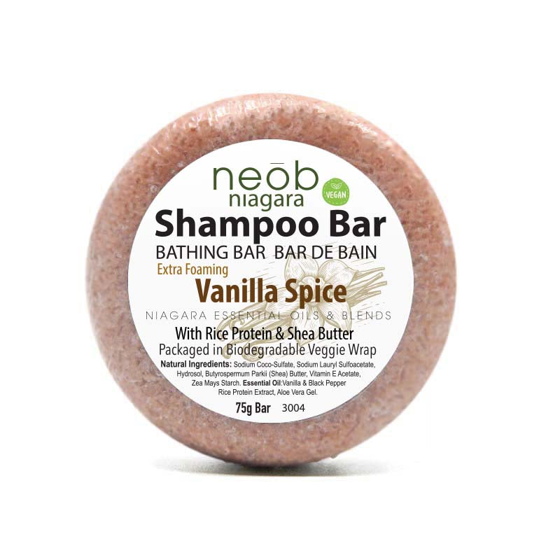 Shampoo Bar Extra Foaming Vanilla Spice