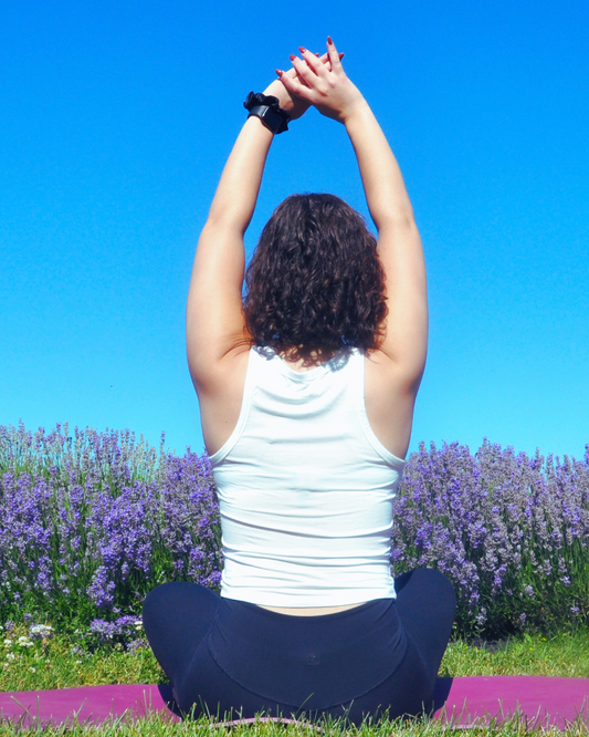 Sunset Yoga in the Field