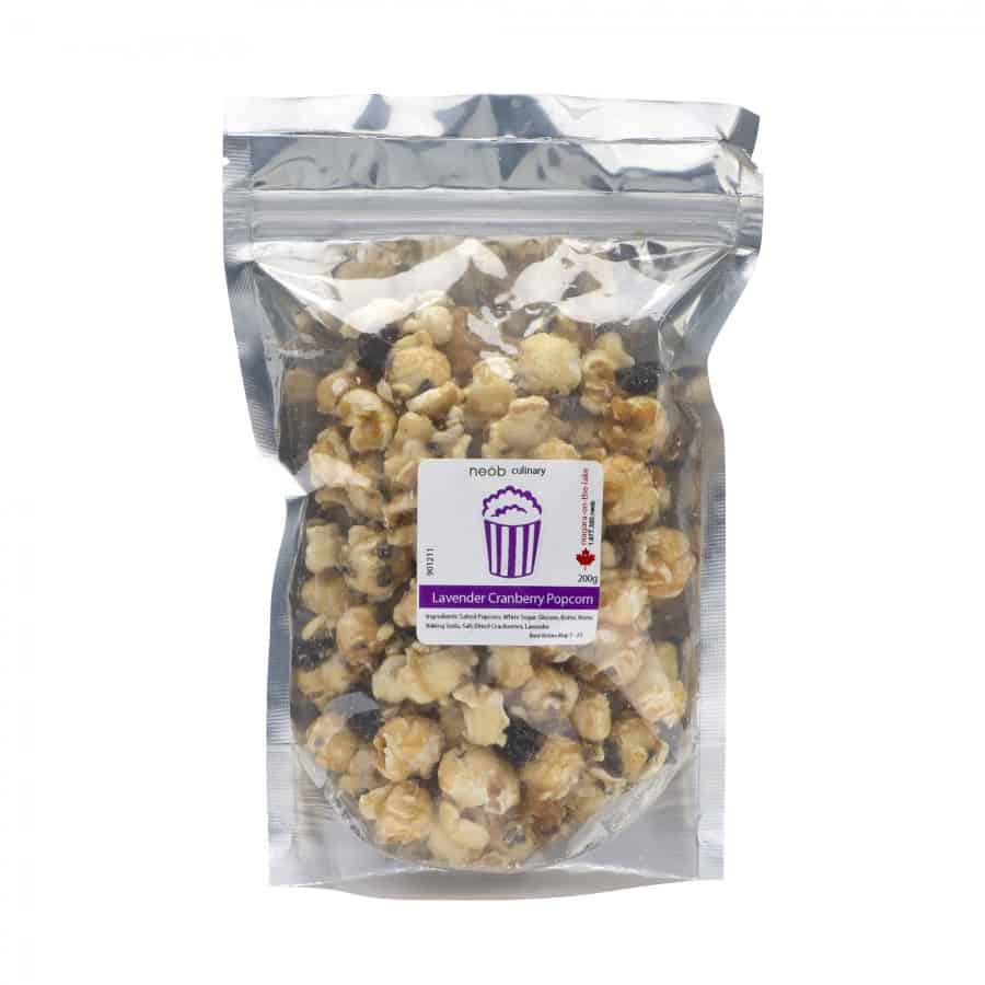 Cranberry Lavender Popcorn