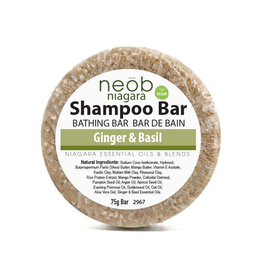 Shampoo Bar Ginger Basil 75g