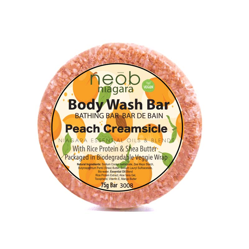 Body Wash Bar Peach Creamsicle