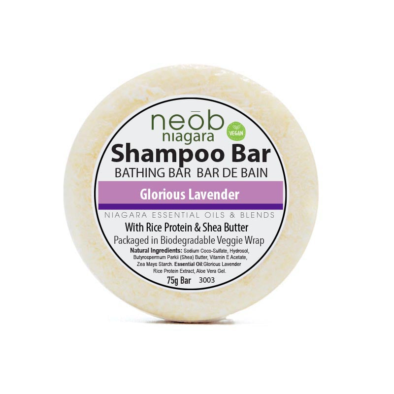 Neob Lavender Shampoo Bar Glorious Lavender 75g – neob niagara
