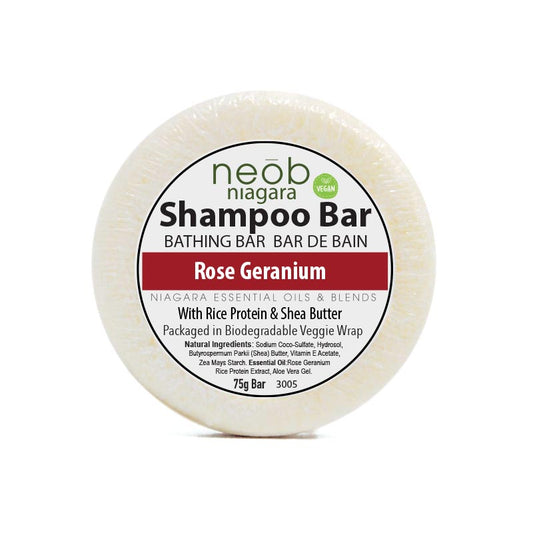 Shampoo Bar Rose Geranium 75g