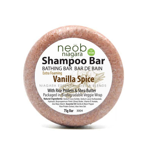 Shampoo Bar Extra Foaming Vanilla Spice